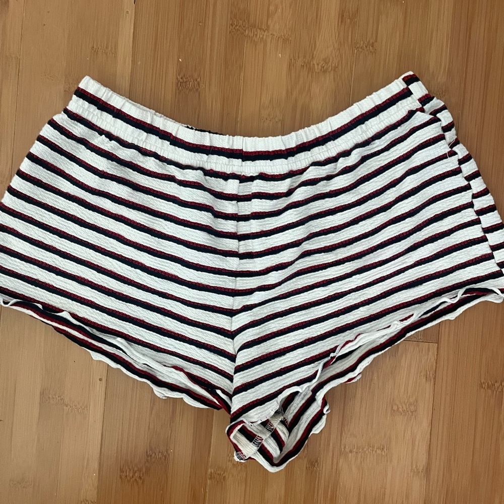 Got from a boutique! Super comfy beach coverup or lounge shorts!!!